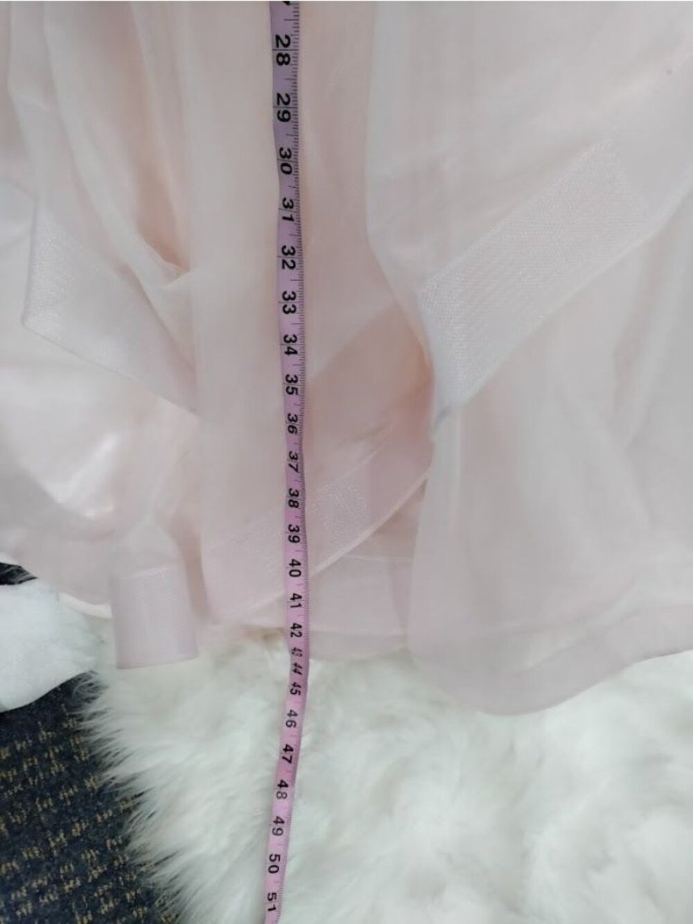 Pink  Princess Prom Dress Size XS Barbiecore Tulle Skirt Embellished Crop Top - Picture 16 of 16
